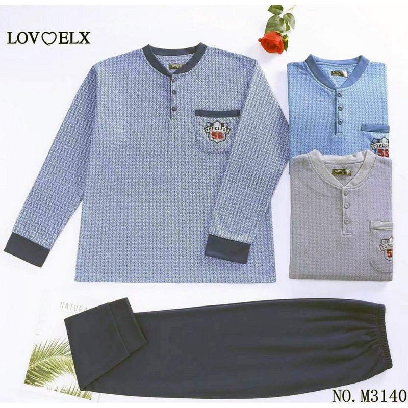 Пижама мужская начёс 5 шт (54-62 р) ZeL_M3140