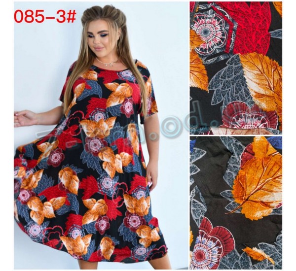 Платье женское ZeL1396_085-3 штапель 6 шт (64-66 р)