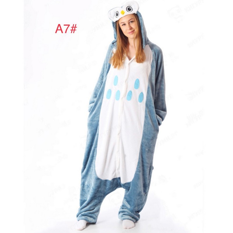 Піжама Кігурумі жіноча ZeL_A7 велсофт 6 шт (S-XL)