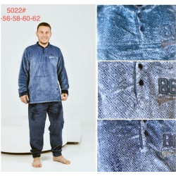 Пижама мужская ZeL_5022 велсофт 5 шт (54-62 р)