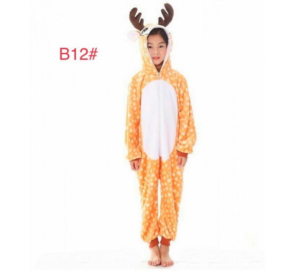 Пижама Кигуруми детская ZeL_B12 велсофт 6 шт (110-140 см)