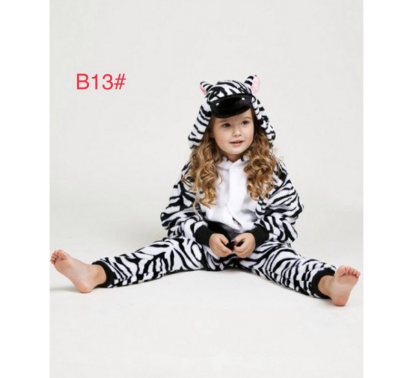 Пижама Кигуруми детская ZeL_B13 велсофт 6 шт (110-140 см)