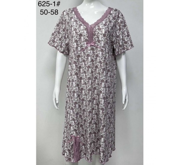 Нічна сорочка жіноча бамбук 5 шт (50-58 р) ZeL1396_625-1