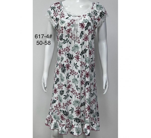 Ночная рубашка женская бамбук 5 шт (50-58 р) ZeL1396_617-4