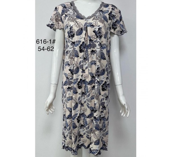 Нічна сорочка жіноча бамбук 5 шт (54-62 р) ZeL1396_616-1