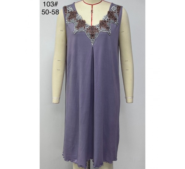 Ночная рубашка женская бамбук 5 шт (50-58 р) ZeL1396_103c