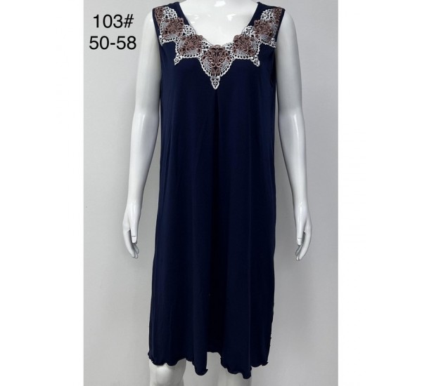 Ночная рубашка женская бамбук 5 шт (50-58 р) ZeL1396_103f