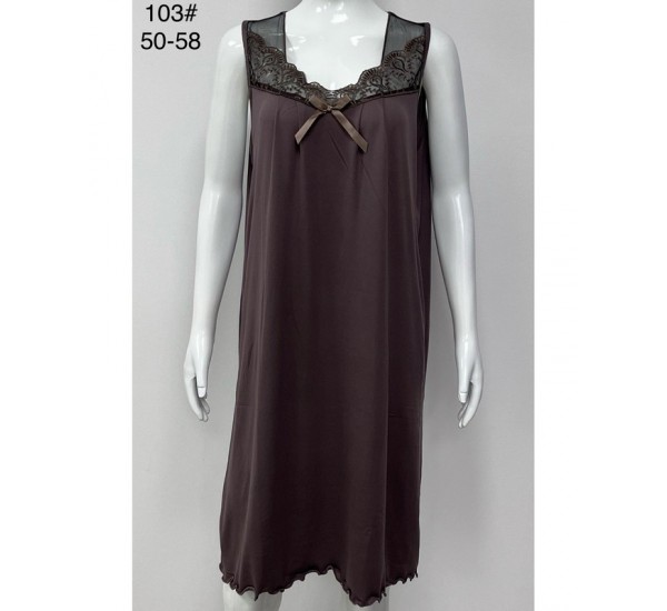 Нічна сорочка жіноча бамбук 5 шт (50-58 р) ZeL1396_103k