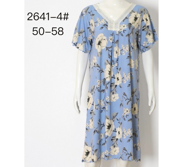 Нічна сорочка жіноча бамбук 5 шт (50-58 р) ZeL1396_2641-4