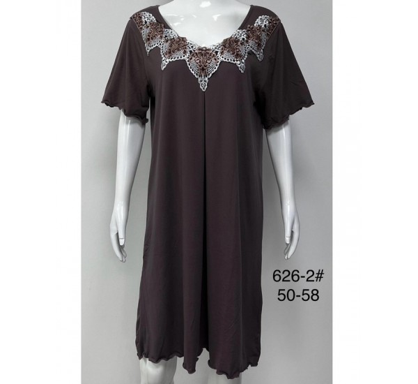 Нічна сорочка жіноча бамбук 5 шт (50-58 р) ZeL1396_626-2