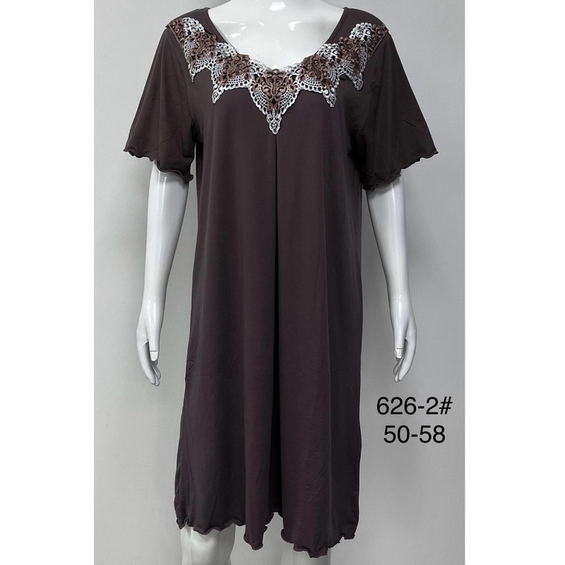 Ночная рубашка женская бамбук 5 шт (50-58 р) ZeL1396_626-2