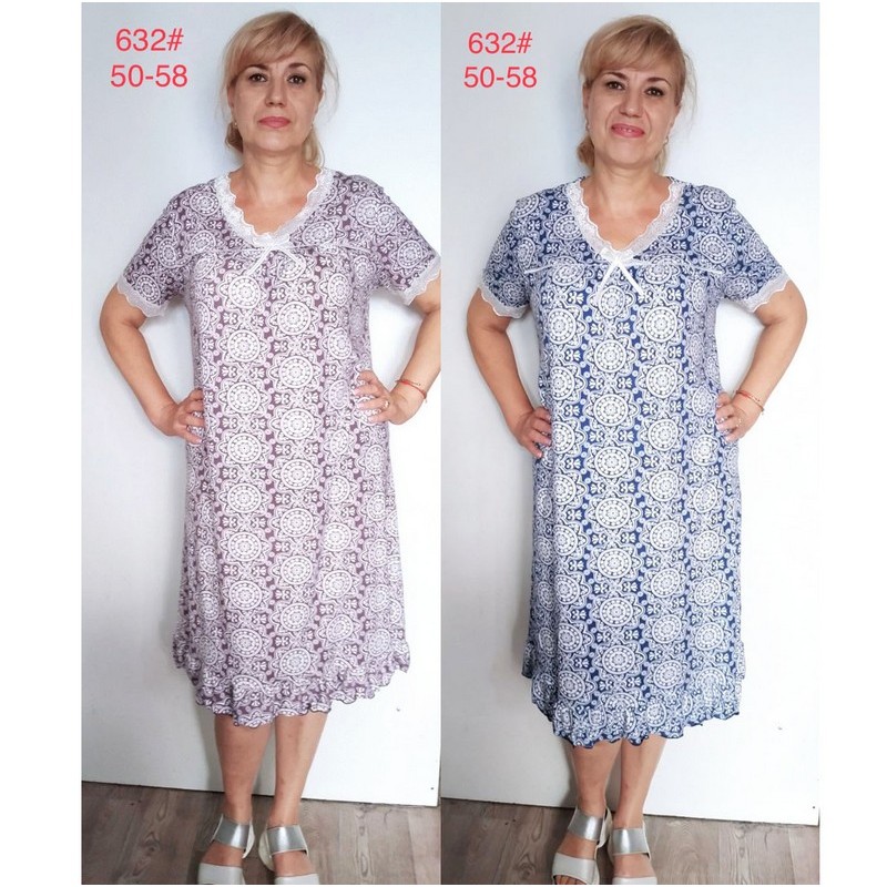 Ночная рубашка женская ZeL1396_632 бамбук 5 шт (54-62 р)