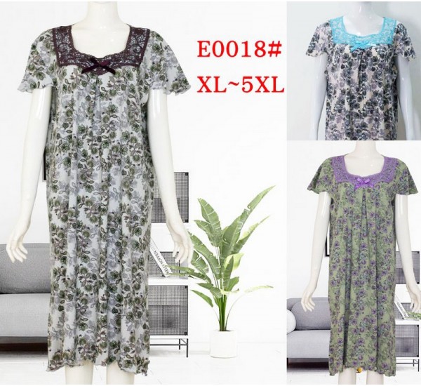 Нічна сорочка жіноча ZeL1396_E0018 бамбук 5 шт (1-5XL)