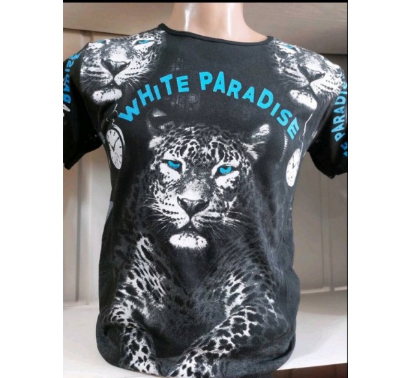 Футболка чоловіча "PARADISE" бавовна 4 шт (M-XXL) HR1890_280507