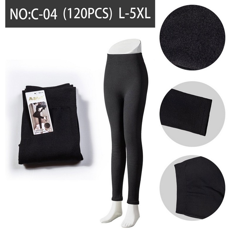 Лосіни жіночі 6 шт (L-5XL) термо KiE_C-04