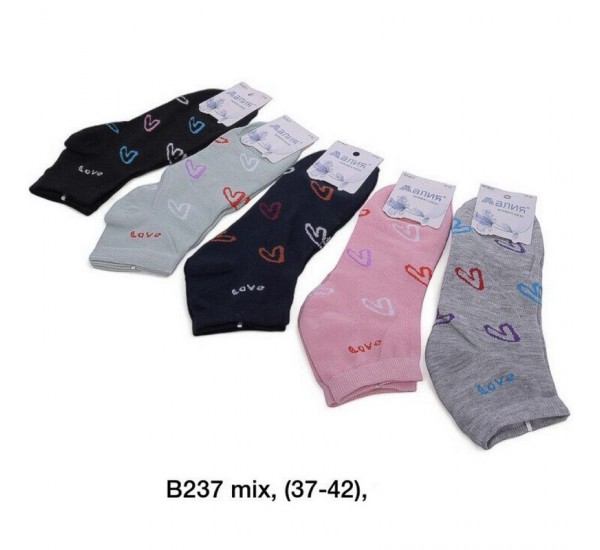 Шкарпетки жіночі, коттон 10 шт (37-42 р) KiE_B237
