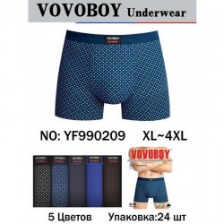 Труси чоловічі 24 шт (1-4XL) поліестер KiE_YF990209