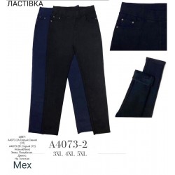 Джинсы женские 6 шт (3-5XL) мех KiE_A4073-2