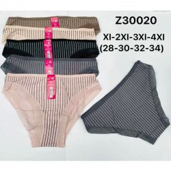 Труси жіночі 24 шт (1-4XL) коттон KiE_Z30020