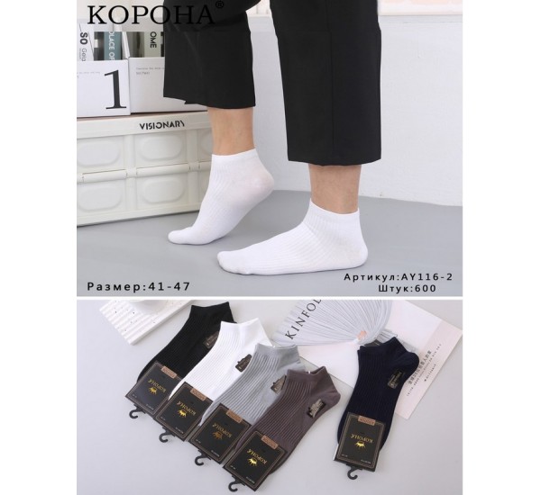 Шкарпетки чоловічі 10 шт (41-47 р) коттон KiE_AY116-2