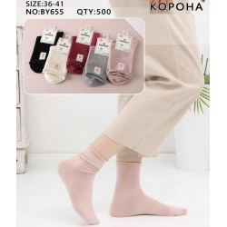 Шкарпетки жіночі 10 шт (36-41 р) коттон KiE_BY655