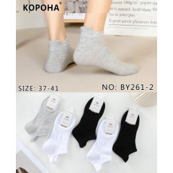Шкарпетки жіночі 10 шт (37-41 р) коттон KiE_BY261-2