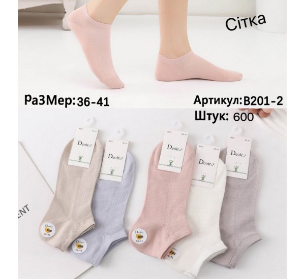 Шкарпетки жіночі 10 шт (36-41 р) сетка KiE_B201-2