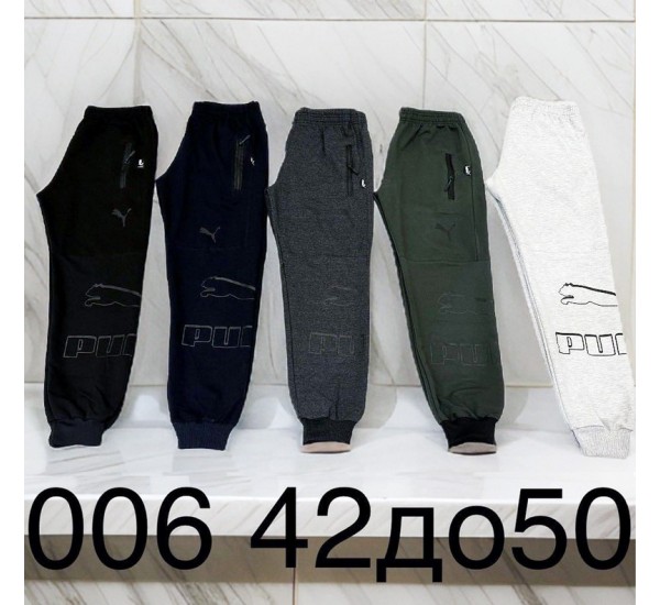 Спорт штаны мужские, трикотаж 5 шт (42-50 р) LaM_006c