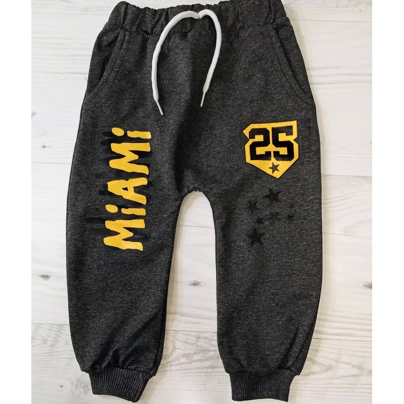 Спорт штани для хлопчиків 3 шт трикотаж (1-3 роки) MiLi_010239