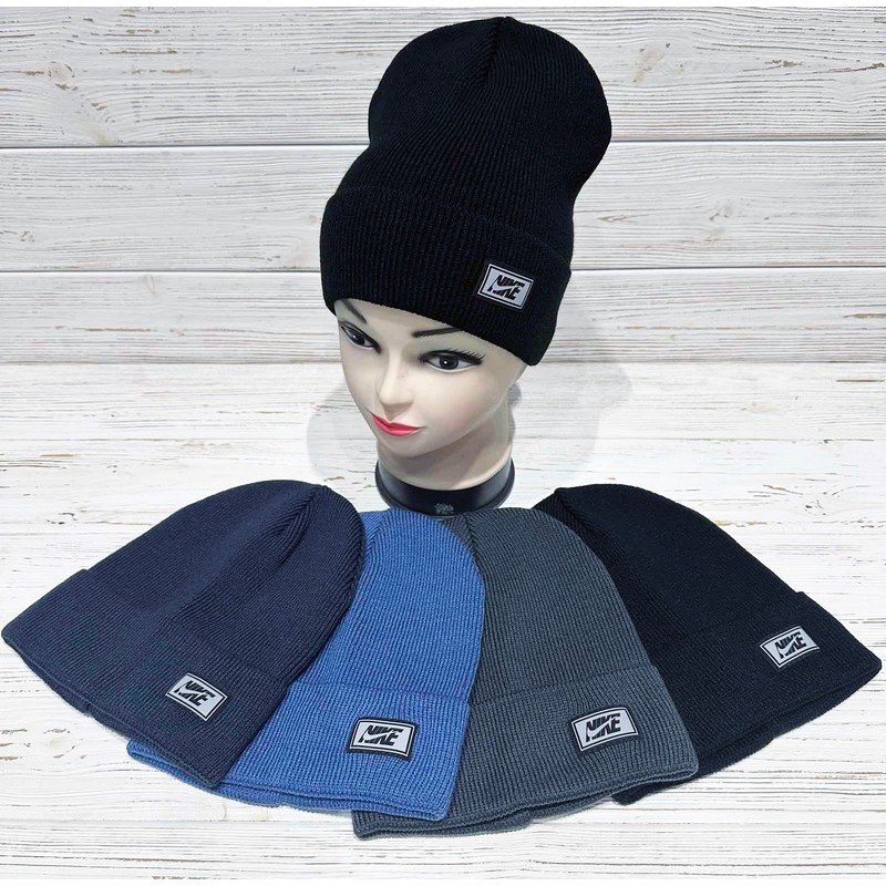 Шапка мужская 5 шт (универсальный) вязка ML903_080925