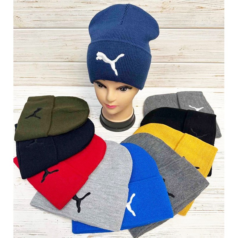 Шапка мужская 5 шт (универсальный) вязка ML903_080940