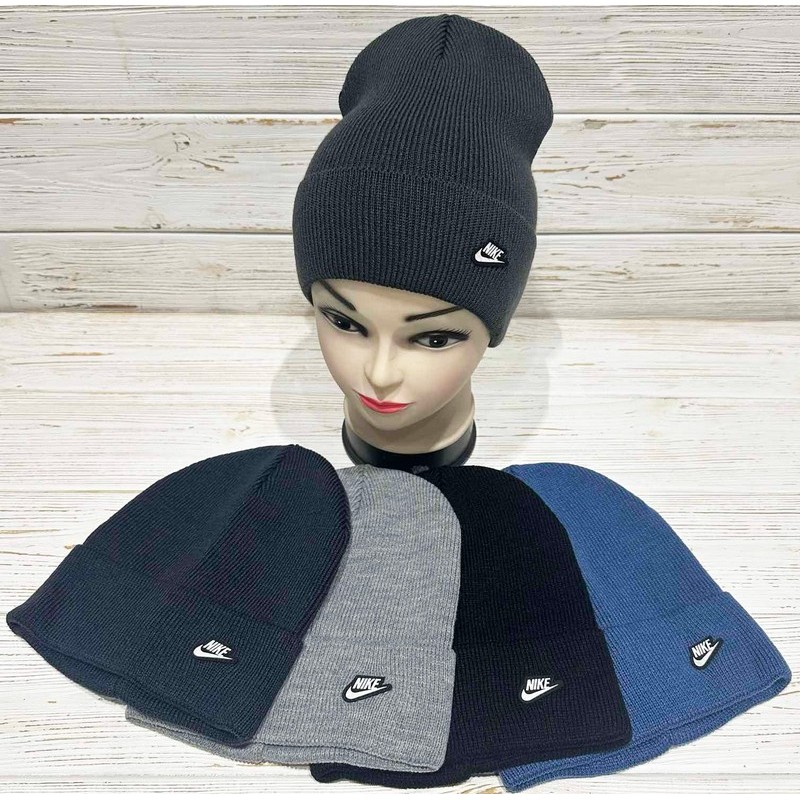 Шапка чоловіча 5 шт (універсальний) в'язка ML903_140911