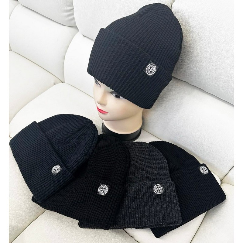 Шапка чоловіча 5 шт (універсальний) в'язка/віскоза ML903_190901