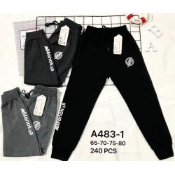 Спорт штани для хлопчиків 12 шт (65-80 см) трикотаж PaH_483-1