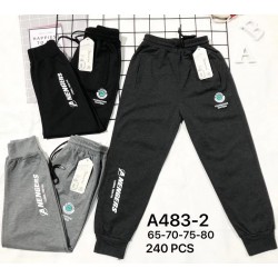 Спорт штани для хлопчиків 12 шт (65-80 см) трикотаж PaH_483-2