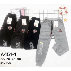 Спорт штаны для мальчиков 12 шт (65-80 см) трикотаж PaH_451-1