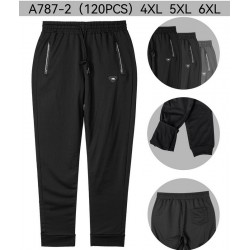 Спорт штаны мужские 12 шт (4-6XL) трикотаж PaH_787-2