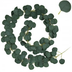 Лиана с листьями эвкалипта искусственная (C37_GK-11) 2 штуки