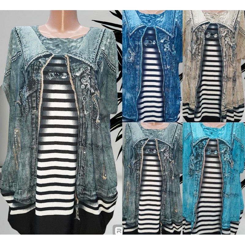 Туника женская, масло 3 шт (52-58 р) RZ4492_6167