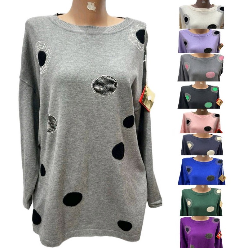 Светр жіночий, кашемір 5 шт (50-56 р) RZ4492_24046