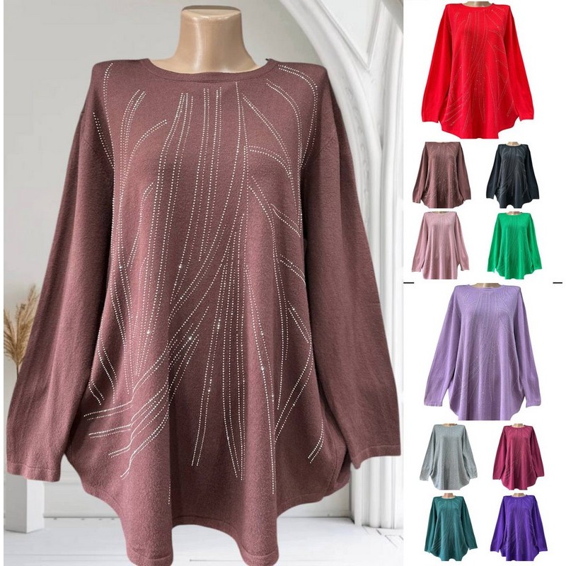 Светр жіночий 5 шт (54-60 р) вовна/кашемір RZ4492_25203