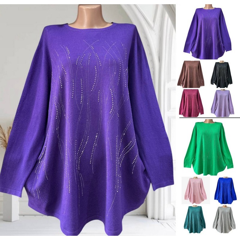 Светр жіночий 5 шт (54-60 р) вовна/кашемір RZ4492_25202