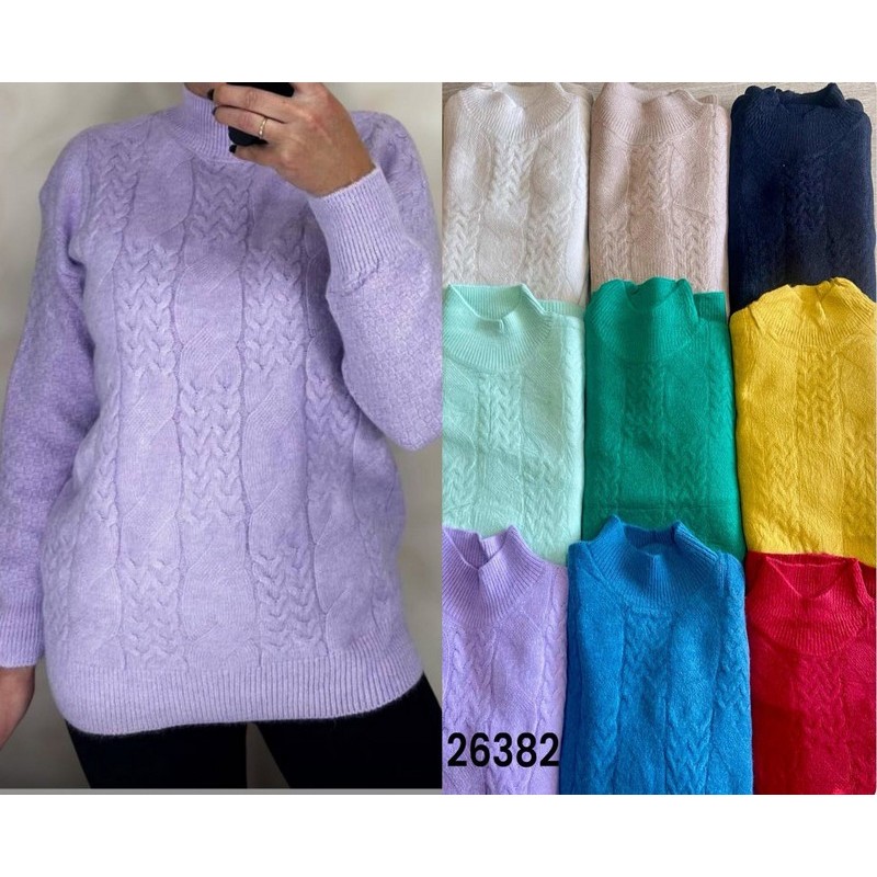 Светр жіночий 5 шт (46-52 р) ангора/кашемір RZ4492_26382