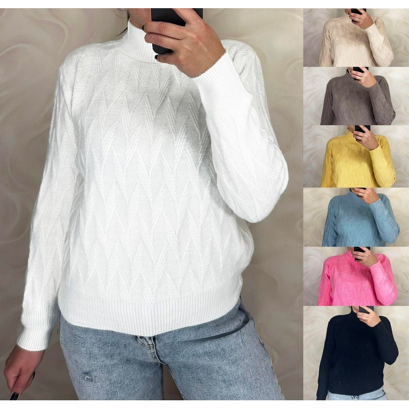 Светр жіночий 5 шт (44-48 р) кашемір RZ4492_24026