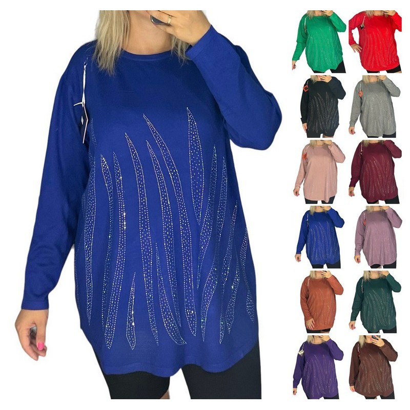 Светр жіночий, кашемір 5 шт (54-60 р) RZ4492_24052