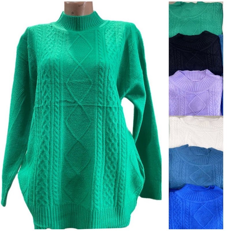 Светр жіночий 5 шт (50-56 р) акрил RZ4492_26373