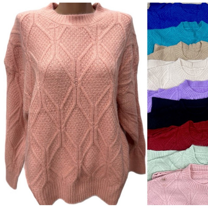 Светр жіночий 5 шт (46-52 р) акрил RZ4492_26405