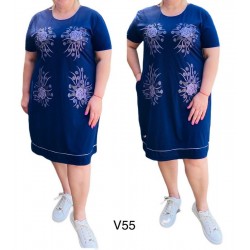 Платье женское трикотаж 5 шт (5-8XL) SeR2152_V55
