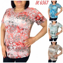 Футболка жіноча трикотаж 6 шт (L-4XL) SeR2152_6567