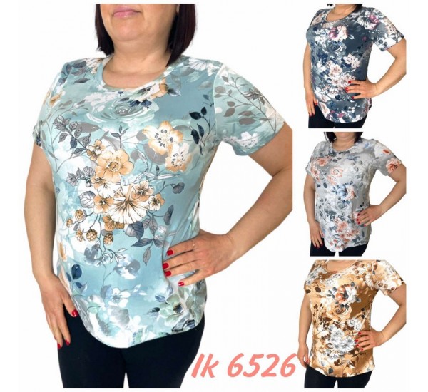 Футболка женская трикотаж 6 шт (L-4XL) SeR2152_6526